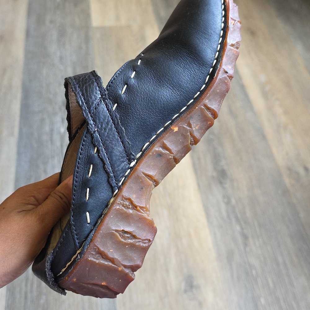 El Naturalista Black Leather Mary Jane Clogs - Picture 16 of 16